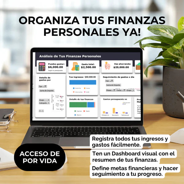 PLANTILLA FINANZAS PERSONALES - EXCEL